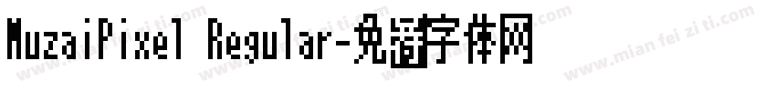 MuzaiPixel Regular字体转换